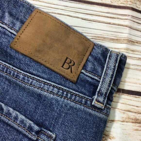 BR Banana Republic High Rise Straight Leg Washwell Button Fly Jeans - Picture 3 of 12